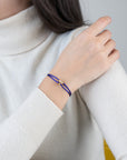 Mini Golden Soho Diamond Cord Bracelet