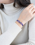 Silver Soho Cord Bracelet