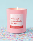 University Gift From Parents | Please Call Us Occasionally. We Worry