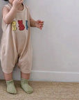 Introducing the 2024 Baby Romper - Sleeveless Bear Print Jumpsuit for Sunny Days & Playtime Fun by Baby Lamby at brixbailey.com