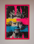 Luxury Queen Elizabeth paint splatter framed wall art, premium vibrant royal decor, stylish modern masterpiece, trending best-selling home accent by Zestio at brixbailey.com