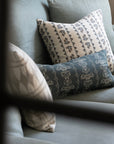 Quill Rectangular Cushion - Slate Green