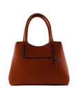 Renato Borzatta Italy Since 1978 - Genuine Leather Handbag for Women - Made in Italy - Paprica Color - Adjustable Strap & Gunmetal Zipper by Kailimood.store at brixbailey.com