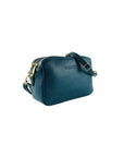 Italian Leather Crossbody Bag for Women - Made in Italy, Adjustable Strap, Double Compartment, Elegant Green by Kailimood.store at brixbailey.com