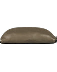 Italian Leather Crossbody Bag - Made in Italy Taupe Grana Dollaro Pouch by Kailimood.store at brixbailey.com