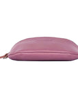 Made in Italy Crossbody Bag in Genuine Dollar Grain Leather - Elegant Antique Pink by Kailimood.store at brixbailey.com