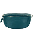 Italian Leather Crossbody Bag - Made in Italy - Adjustable Strap & Nickel Hardware by Kailimood.store at brixbailey.com