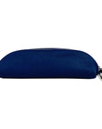 Italian Leather Crossbody Bag - Made in Italy - Blue Dollar Grain Leather - Adjustable Strap - Nickel Hardware by Kailimood.store at brixbailey.com