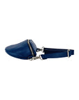 Renato Borzatta Italy Since 1978 - Made in Italy Blue Leather Crossbody Bag - Adjustable Strap & Nickel Hardware by Kailimood.store at brixbailey.com