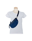 Renato Borzatta Italy Since 1978 - Made in Italy Blue Leather Crossbody Bag - Adjustable Strap & Nickel Hardware by Kailimood.store at brixbailey.com