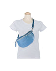 Renato Borzatta Italy Since 1978 - Made in Italy Leather Shoulder Bag - Adjustable Strap - Elegant Avio Color - Functional & Stylish by Kailimood.store at brixbailey.com