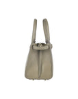 Italian Leather Handbag for Women - Taupe Elegant Tote with Adjustable Strap by Kailimood.store at brixbailey.com