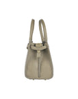 Renato Borzatta Italian Leather Taupe Handbag for Women - Made in Italy by Kailimood.store at brixbailey.com