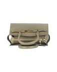 Renato Borzatta Italy Handmade Taupe Leather Tote Bag - Adjustable Strap & Gold Hardware by Kailimood.store at brixbailey.com