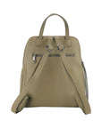 Double Compartment Women's Backpack in Genuine Italian Leather - Taupe & Stylish by Kailimood.store at brixbailey.com
