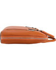 Italian Genuine Leather Unisex Business Bag - Orange & Stylish Made in Italy by Kailimood.store at brixbailey.com