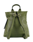 Italian Soft Leather Women's Backpack - Made in Italy - Genuine Leather, Adjustable Straps, Gold Zipper & Magnetic Closure by Kailimood.store at brixbailey.com