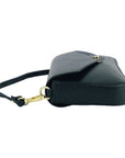 Renato Borzatta Small Shoulder Bag with Removable Gold Chain Strap - Genuine Leather Made in Italy by Kailimood.store at brixbailey.com