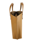 Renato Borzatta Large Cognac Leather Tote Bag with Removable Strap - Made in Italy by Kailimood.store at brixbailey.com
