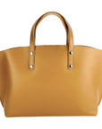 Renato Borzatta Large Cognac Leather Tote Bag with Removable Shoulder Strap - Made in Italy by Kailimood.store at brixbailey.com