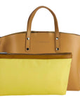 Large Women's Handbag with Removable Strap - Genuine Leather Cognac - Made in Italy by Kailimood.store at brixbailey.com