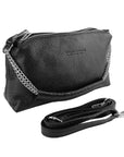 Italian Double Zip Handbag for Women - Genuine Leather Made in Italy - Elegant & Functional with Adjustable Strap by Kailimood.store at brixbailey.com