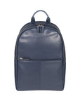 Renato Borzatta Atlanta Collection - Blue Nylon/Leather Laptop Backpack - Stylish & Functional by Kailimood.store at brixbailey.com