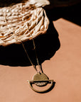 Paths Between Two Sided Necklace