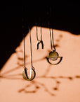 Paths Between Two Sided Necklace