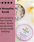 Rose & Cardamom Body Scrub 200g | Natural Exfoliating Scrub – Zoe’s May Staff Pick