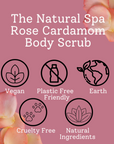 Rose & Cardamom Body Scrub 200g | Natural Exfoliating Scrub – Zoe’s May Staff Pick