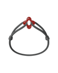 Red Clover Cord Bracelet