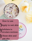 Rose & Cardamom Body Scrub 200g | Natural Exfoliating Scrub – Zoe’s May Staff Pick
