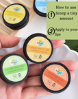 Cucumber Lime Natural Lip Balm | Vegan, Hydrating & Nourishing | Plastic-Free, Handmade Lip Care