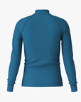 Mens Merino Wool Long Sleeve Shirt with Semi Turtleneck