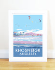 Rhosneigr Seaside Travel Poster Print