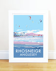 Rhosneigr Seaside Travel Poster Print