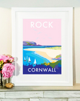Rock Vintage Travel Poster Print
