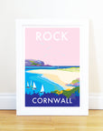 Rock Vintage Travel Poster Print