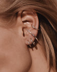 Radius Earrings - Silver
