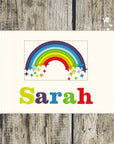 Rainbow Stars Personalised Towels
