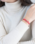 Silver Soho Cord Bracelet