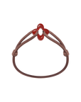 Red Clover Cord Bracelet