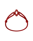 Red Clover Cord Bracelet