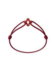 Mini Red Clover Cord Bracelet
