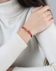 Mini Silver Soho Diamond Cord Bracelet