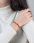 Mini Silver Soho Cord Bracelet