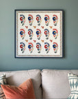 Meg Framed Textile Print
