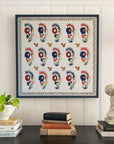Meg Framed Textile Print