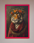Luxury Renaissance Tiger Framed Wall Art, Premium Classic Elegance and Wild Beauty Home Decor by Zestio at brixbailey.com